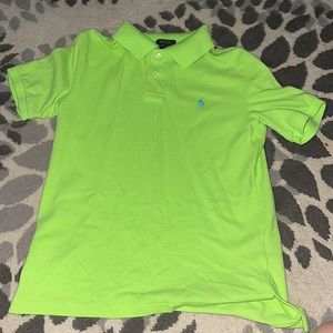 Lime green size medium (10-12) short sleeve shirt polo by Ralph Lauren